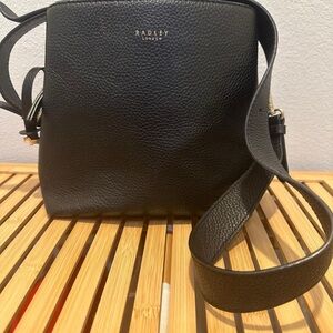 Radley London Black Pebble Leather Crossbody Bag